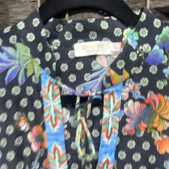 Johnny Was Oversized Flowy Tunic Dress Size Small - Picture 2 of 5